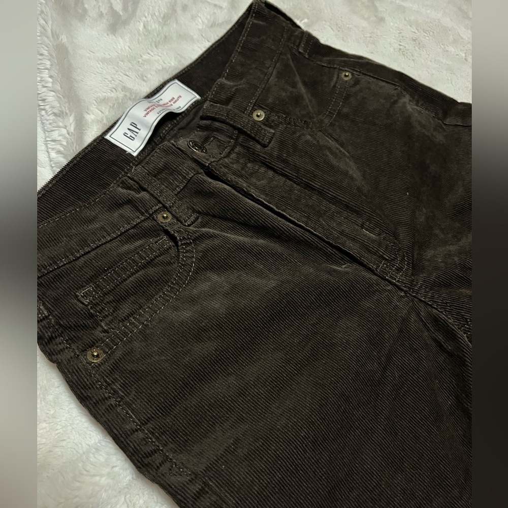 4/$20 - Gap dark brown corduroy pants women’s size 26